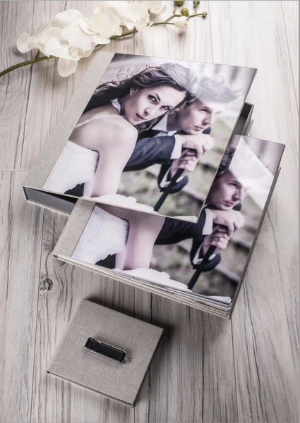 Elske Photography Gold Wedding Package - Acrylic Cover